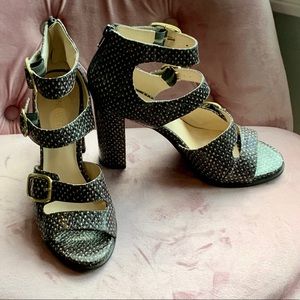 Nine West Nopereira Polka Dot Sandals